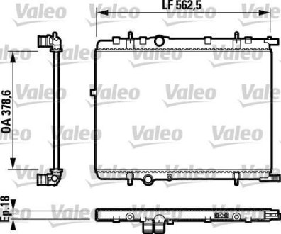 Радіатор Valeo 732890