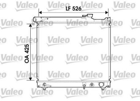 Радіатор Valeo 734214