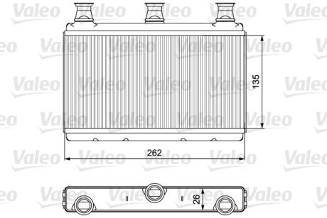 Радіатор пічки BMW Valeo 811537