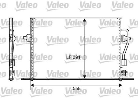 Радіатор кондиціонера Valeo 817232