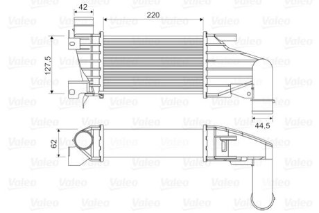 Інтеркулер Valeo 818555