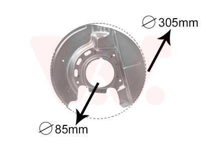 Накладка Van Wezel 0620372