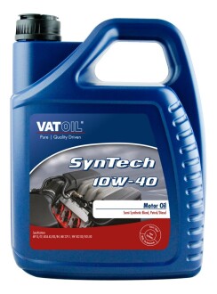 Мастило моторне SynTech 10W40 / 5л. / (ACEA A3/B3-12, A3/B4-08, API SL/CF) VATOIL 50030