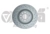 Диск тормозной передний Skoda Superb (08-13)/VW Golf (06-13),Passat (06-11) перфорированный (Geomet) Vika 66151717001 (фото 1)