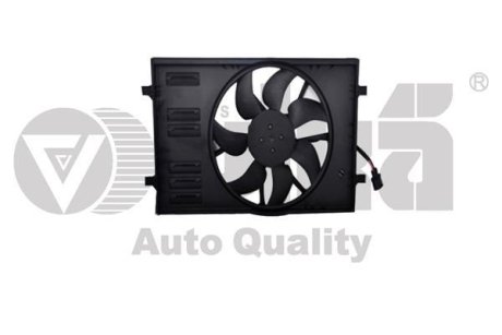 Вентилятор радиатора 400W Skoda Octavia (13-17)/VW Golf (14-17)/Audi A3 (13-16)/Seat Leon (13-16) Vika 99591779301