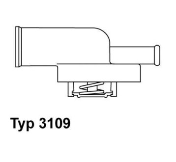 Термостат системи охолодження WAHLER 310987D