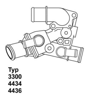 Термостат системи охолодження WAHLER 330080D