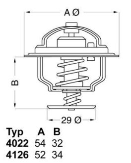 Термостат WAHLER 402282D