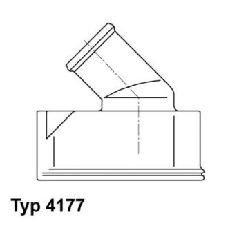 Термостат 92°C 1.8 16V Opel 93- (без штуцера) WAHLER 417792D