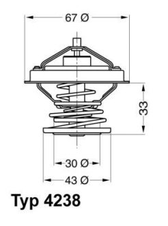 Термостат WAHLER 423892D