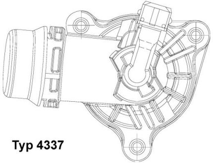 Термостат BMW WAHLER 4337.105D (фото 1)