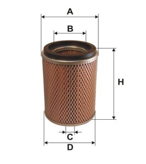 Фільтр повітряний /AM436/1 (WIX-FILTERS) WIX FILTERS WA6112