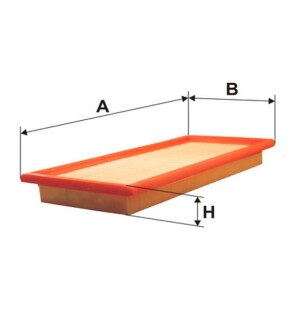 Фільтр повітряний FIAT AP039/ (WIX-FILTERS UA) WIX FILTERS WA6201