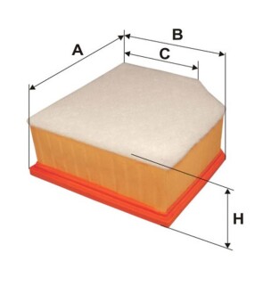 Повітряний фільтр WIX FILTERS WA6760