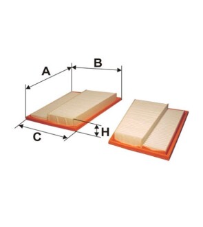 Фільтр повітряний MB C, E-CLASSE (W/S203, W/S211) 05- (лівий+правий) (WIX-FILTERS) WIX FILTERS WA9504