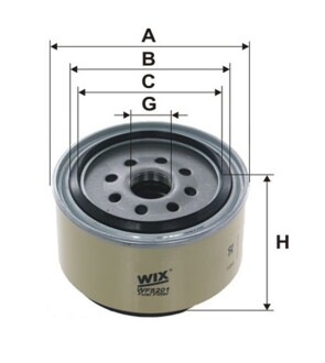 Фільтр паливний WIX FILTERS WF8201