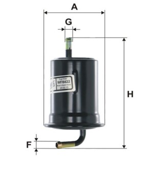 Фильтр топл. /PM912/4 (WIX-Filtron) WIX FILTERS WF8422 (фото 1)