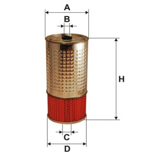 Фільтр масляний двигуна MERCEDES /OC601 (WIX-FILTERS) WIX FILTERS WL7001