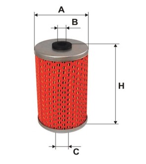 Фильтр масляный двигателя MB W123 /OM510 (WIX-Filtron) WIX FILTERS WL7024 (фото 1)