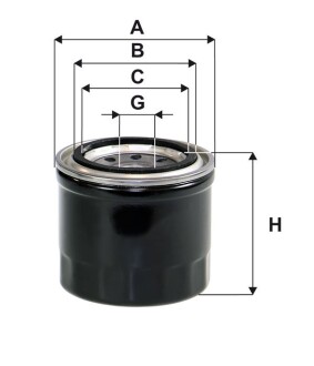 Фильтр масляный двигателя MATIZ /OP539 (WIX-Filtron) WIX FILTERS WL7085 (фото 1)