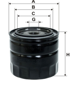 Фільтр масляний двигуна VOLVO /OP645 (WIX-FILTERS UA) WIX FILTERS WL7207