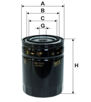 Деталь WIX FILTERS WL7222