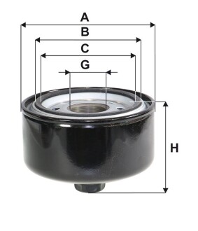 Фильтр масляный двигателя VW LT28 /OP574/2 (WIX-Filtron) WIX FILTERS WL7414