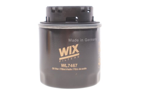 Фільтр масляний двигуна AUDI, VW, SKODA (WIX-FILTERS) WIX FILTERS WL7467