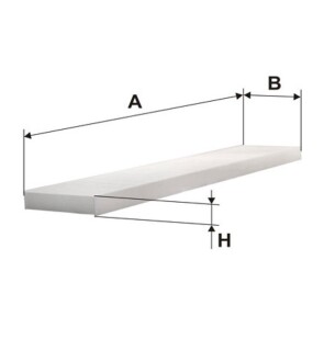 Фильтр салона /K1024 (WIX-Filtron) WIX FILTERS WP6848