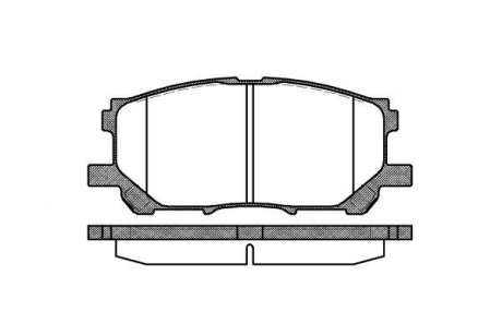 Колодки тормозные диск. перед. (Remsa) Lexus RX300-330-350 03>08, 08>15 (P11393.00) WOKING P1139300