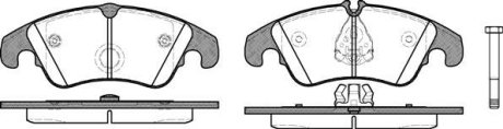 Колодки тормозные диск. перед. (Remsa) Audi A4 2.0 07-15,Audi A4 2.7 07-15,Audi A4 3.0 07-15 (P12043.10) WOKING P1204310