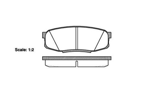 Колодки гальмівні диск. задн. (Remsa) Toyota LC200 LC150 / Lexus LX570 GX460 (P13723.00) WOKING P1372300