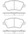 Колодки тормозные диск. перед. (Remsa) Ford B-max 1.0 12-,Ford B-max 1.4 12-,Ford B-max 1.5 12- (P14143.00) WOKING P1414300 (фото 1)