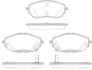 Колодки тормозные диск. перед. (Remsa) Toyota Corolla Auris 13>18 WOKING P14613.02 (фото 1)