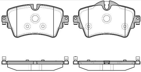 Колодки тормозные диск. перед. (Remsa) Mini Coutryman 17>, Clubman 14> (P14993.08) WOKING P1499308