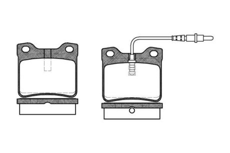 Колодки тормозные WOKING P221302