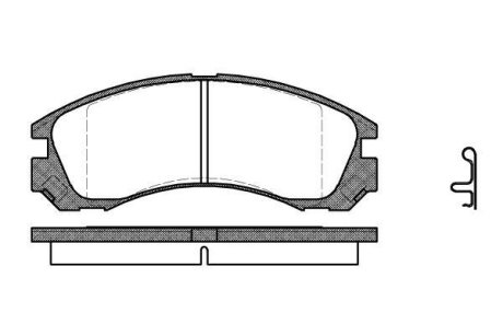 Колодки тормозные WOKING P254322