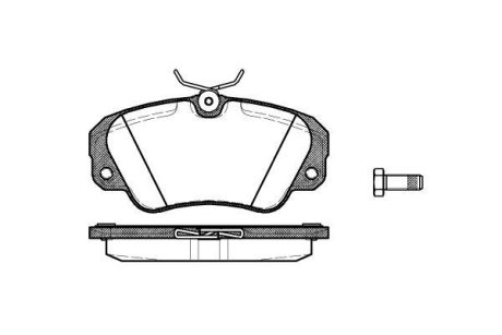 Колодки тормозные WOKING P282300