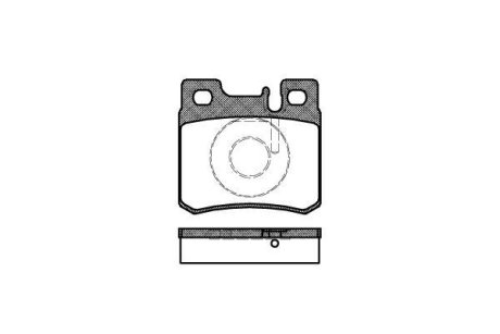 Колодки тормозные WOKING P3823.20