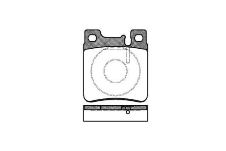 Колодки тормозные диск. задн. (Remsa) Mercedes-benz C-class (cl203) 3.0 01-11 (P5073.00) WOKING P507300