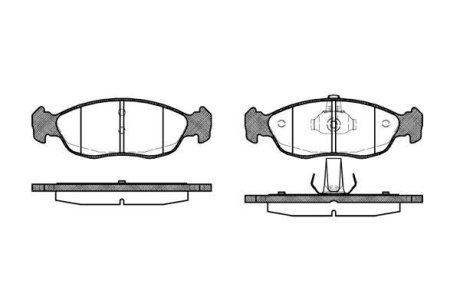 Гальмівні колодки WOKING P561310