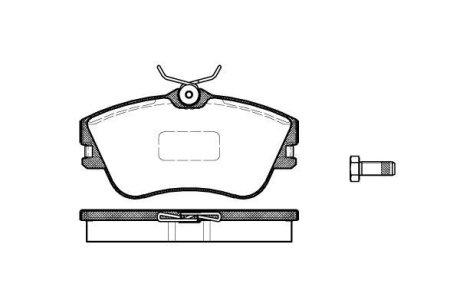 Колодки тормозные WOKING P580300