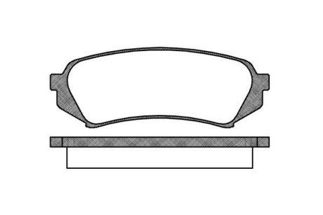 Колодки тормозные диск. задн. (Remsa) Lexus Rx (mhu3_, gsu3_, mcu3_) 3.0 03-08 (P6063.00) WOKING P606300