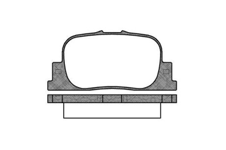 Колодки тормозные диск. задн. (Remsa) Geely Vision 1.5 05-,Lifan Solano 1.5 08- (P9013.00) WOKING P901300