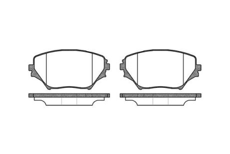 Колодки тормозные WOKING P913300