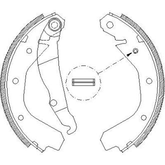 Колодки тормозные WOKING Z408800