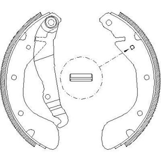 Колодки тормозные WOKING Z430700