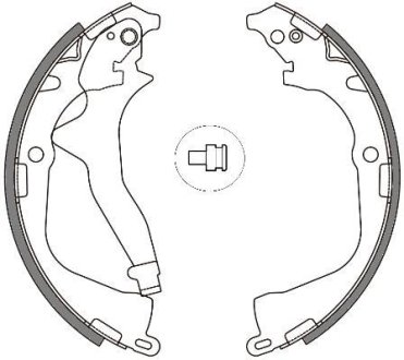 Колодки тормозные бараб. задн. (Remsa) VW Amarok 10> (Z4648.00) WOKING Z464800