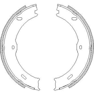 Колодки тормозные бараб. задн. (Remsa) Mercedes-benz Sprinter 35-t 1.8 06-,Mercedes-benz Sprinter 35-t 2.1 06- (Z4746.00) WOKING Z474600