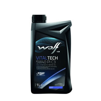 Масло моторное Vitaltech PI C3 5W-40 (1 л) Wolf 8302817